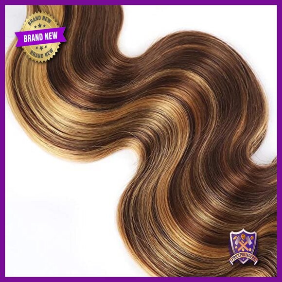 Human Hair Extensions 3 Bundles Body Wave 50g Each 18-34 Inches